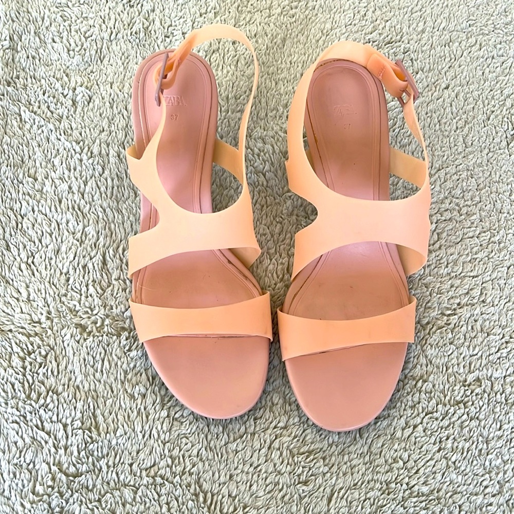 Zara Nude Sandals